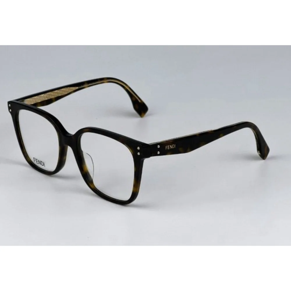 Fendi FE50004I 052 Eyeglasses Havana Square Women FE 50004I